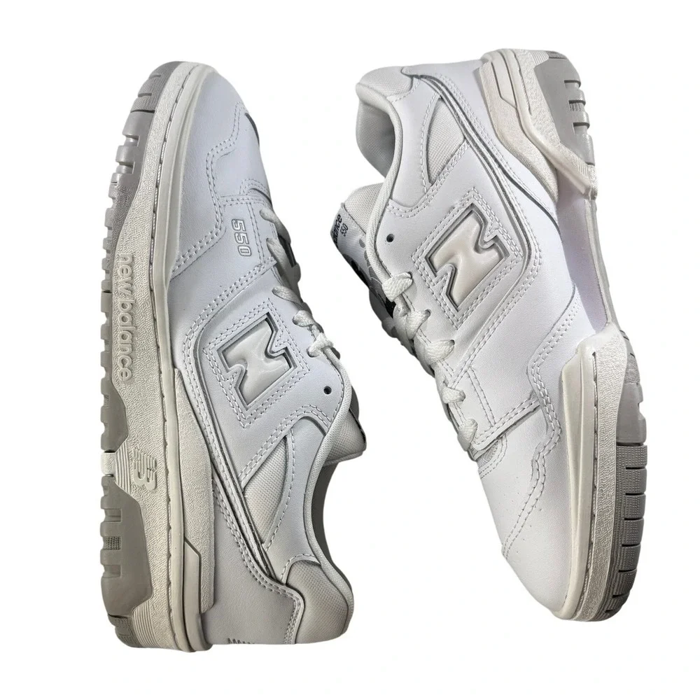 New Balance 550 GS White Leather Basketball Sneakers Youth Size 7New‎